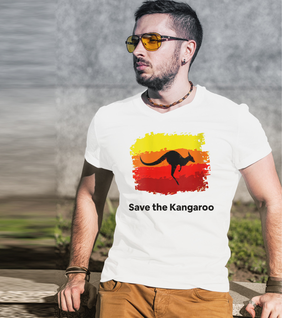 Save The Kangaroo Pray For Australia Rain T-Shirt