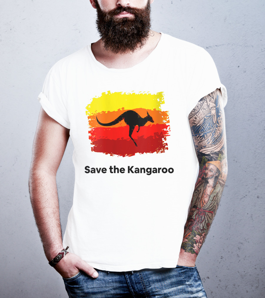 Save The Kangaroo Pray For Australia Rain T-Shirt