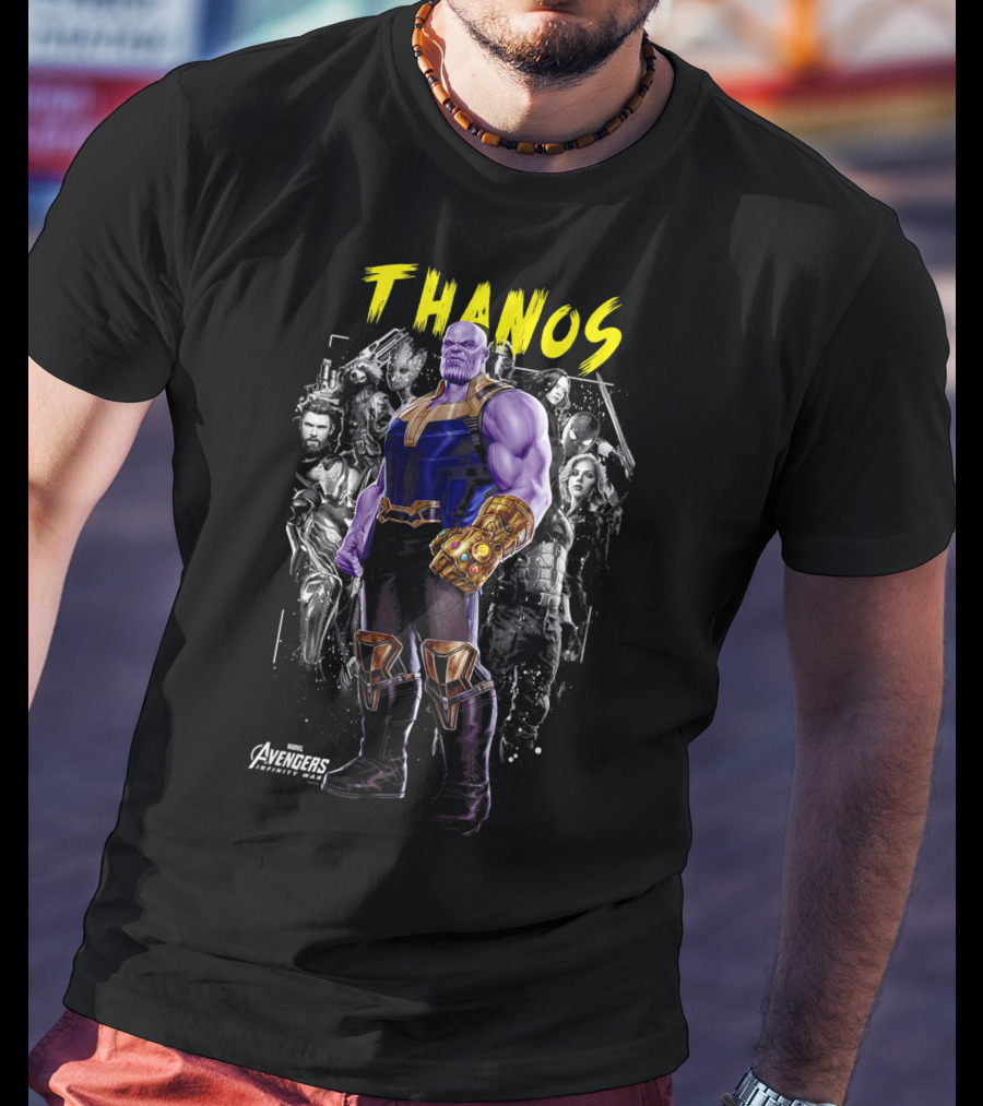 Marvel Avengers Infinity War Thanos Character T-Shirt