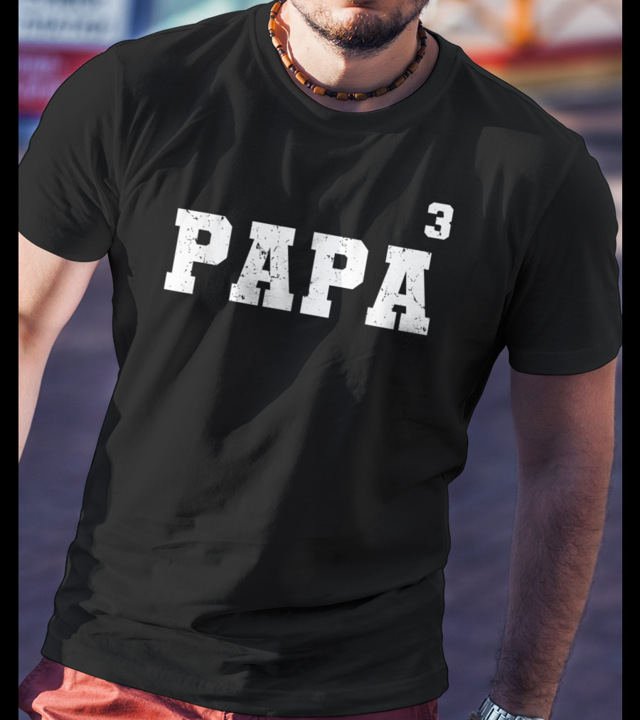 Papa 3 Cubed T-Shirt