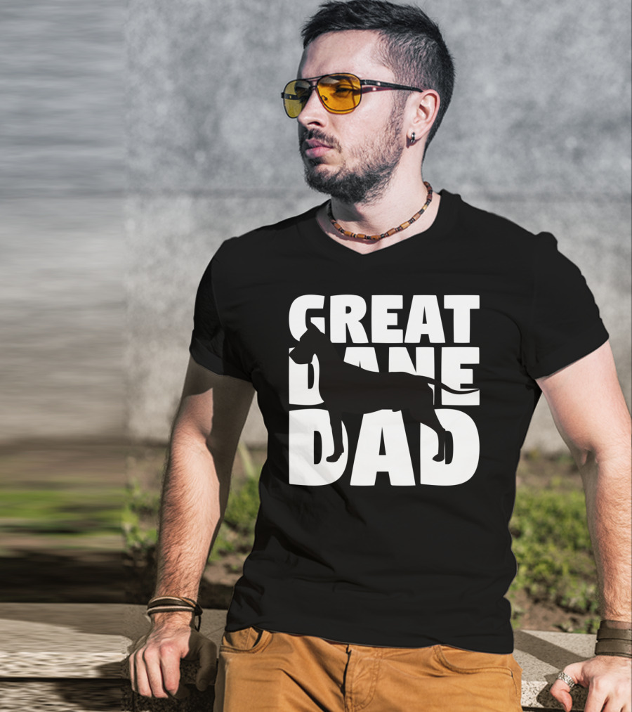 Great Dane Dad Dog Father Great Dane Dad T-Shirt