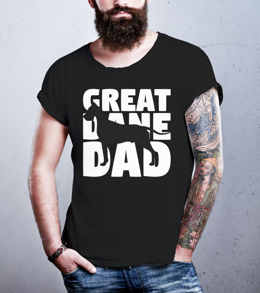 Great Dane Dad Dog Father Great Dane Dad T-Shirt