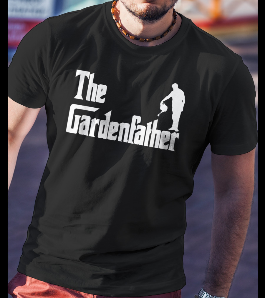 The Gardenfather Best Gardening Father Iconic Watering T-Shirt