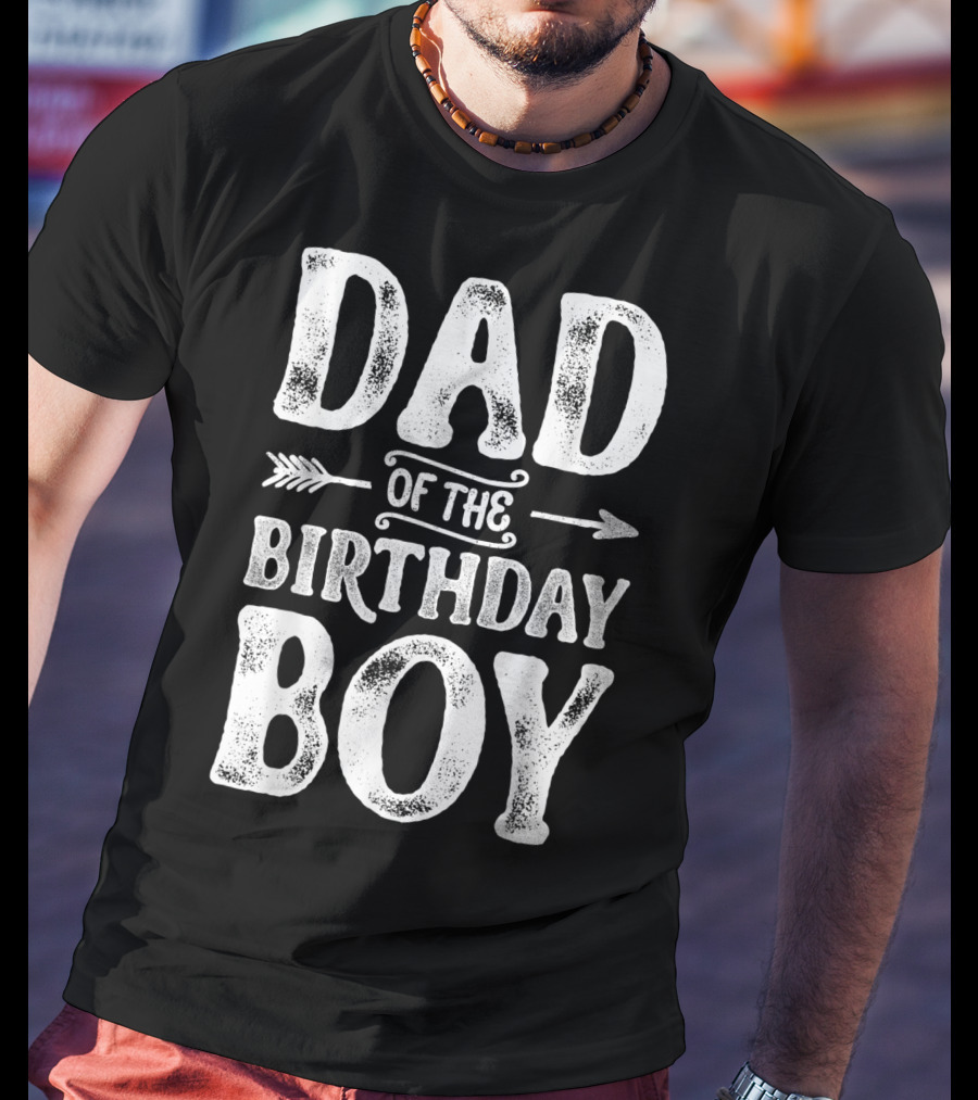 Dad Of The Birthday Boy Father Papa Dad T-Shirt