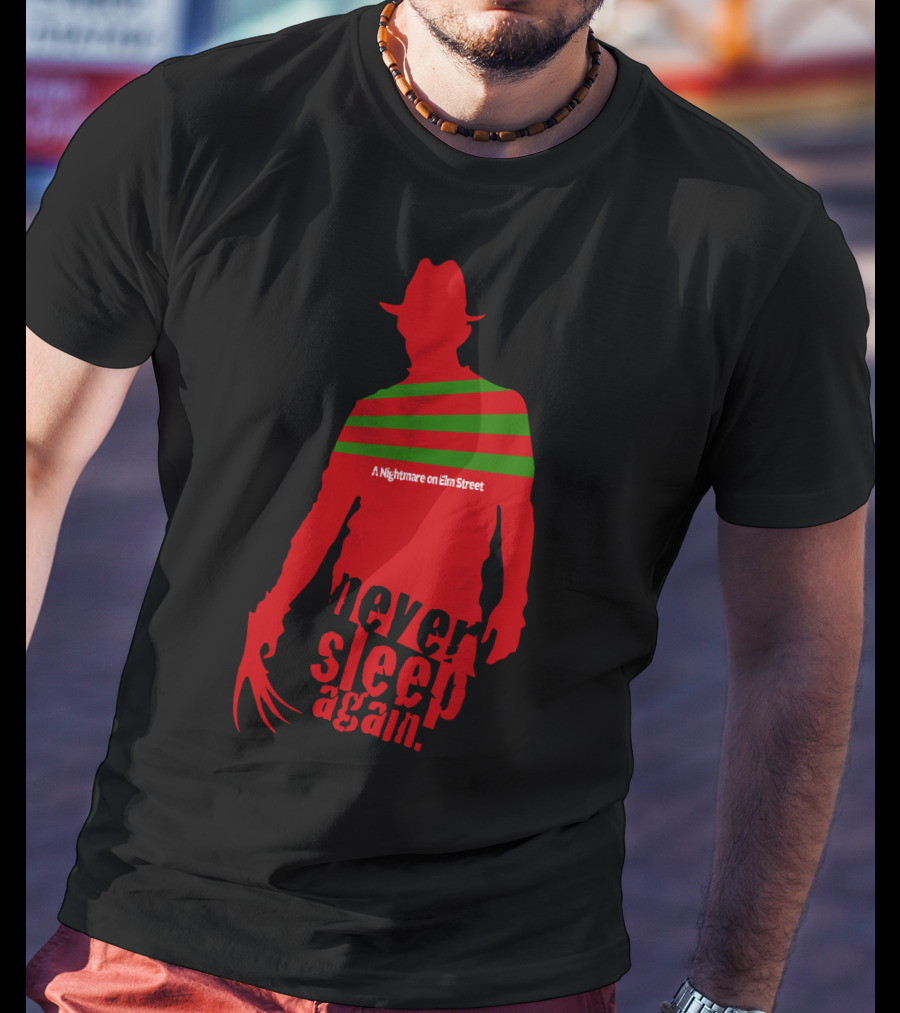A Nightmare On Elm Street Never Sleep Again T-Shirt