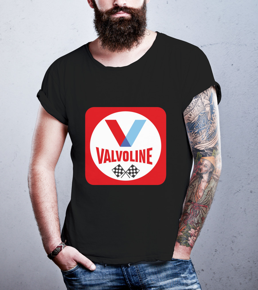Valvoline Racing Checkered Flag T-Shirt