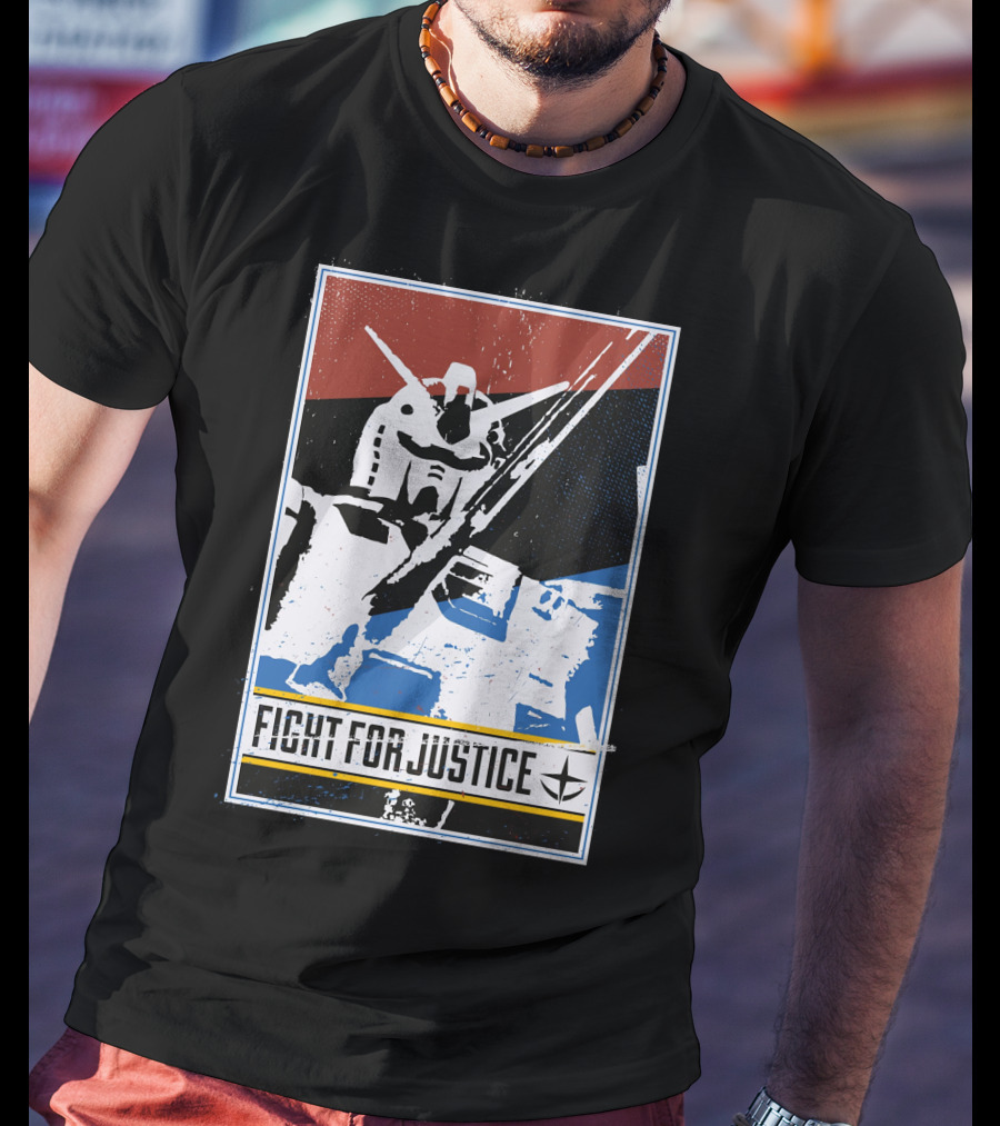Gundam Fight For Justice Robot T-Shirt