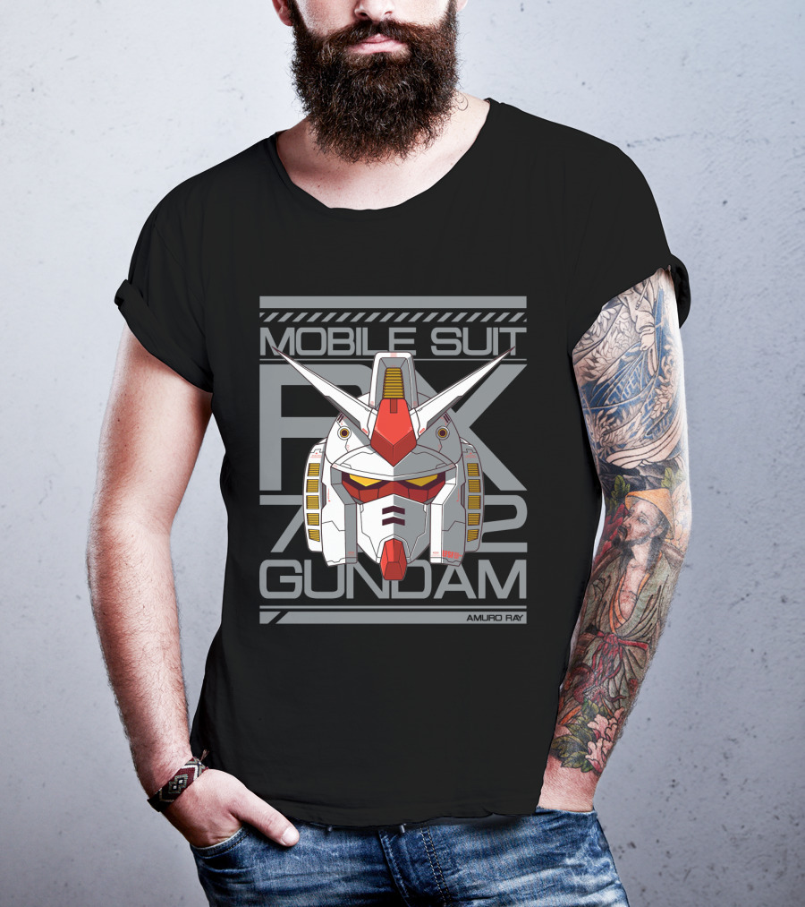Mobile Suit RX 78 2 Gundam Amuro Ray T-Shirt