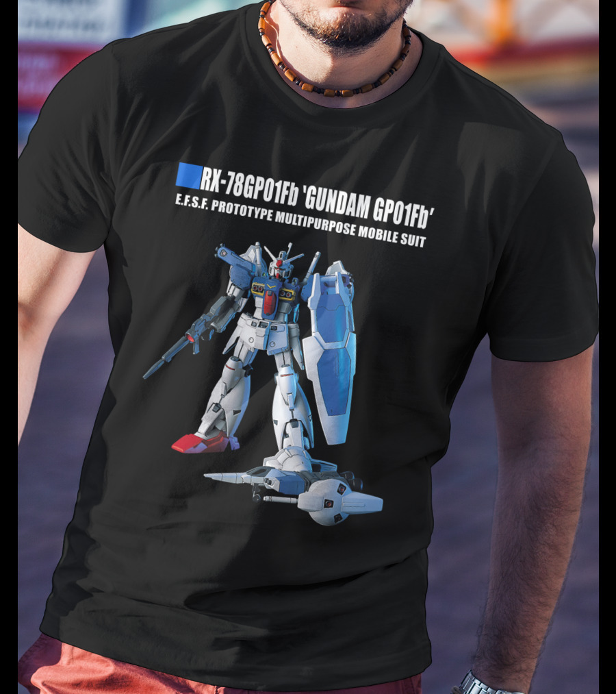 RX-78GP01Fb Gundam GP01Fb E.F.S.F. Prototype Multipurpose Mobile Suit T-Shirt