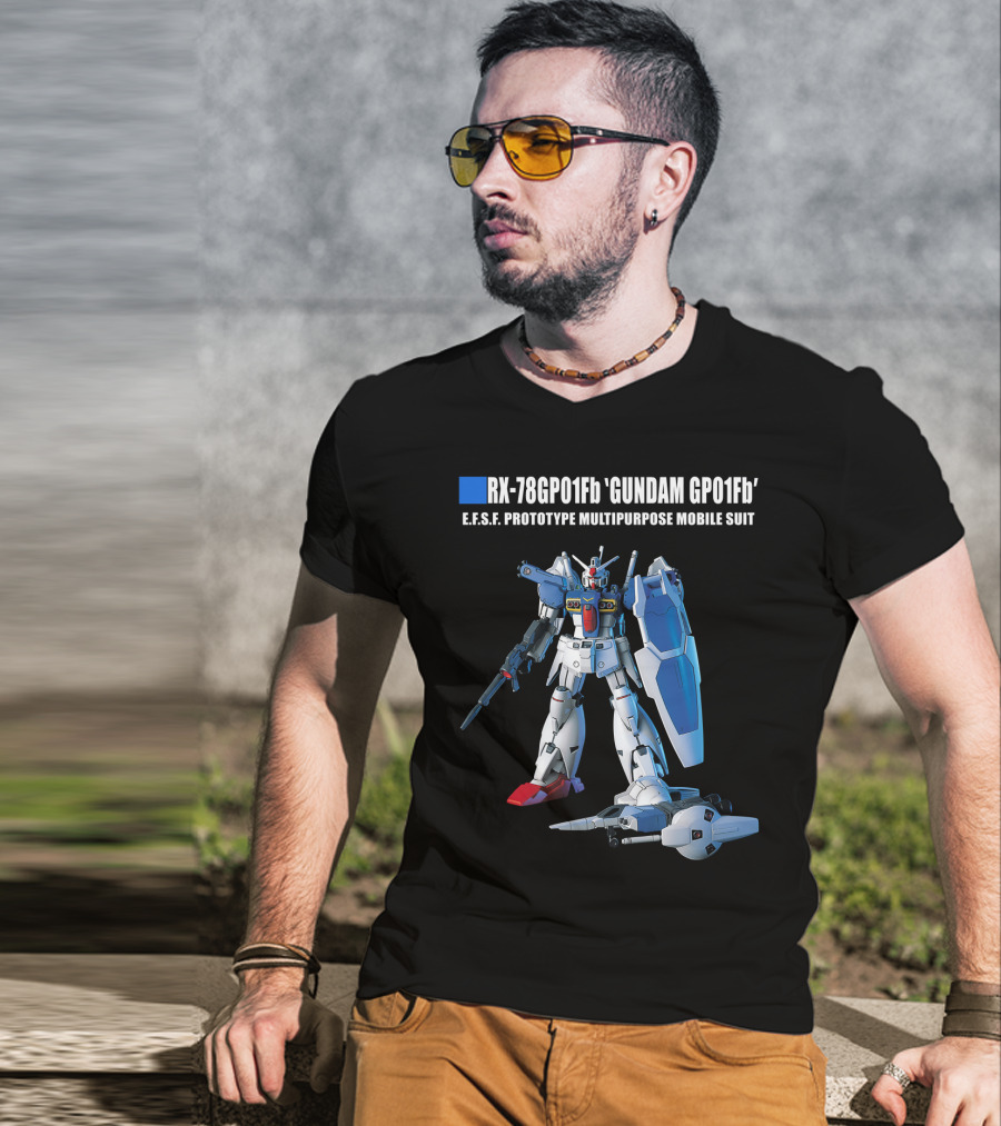 RX-78GP01Fb Gundam GP01Fb E.F.S.F. Prototype Multipurpose Mobile Suit T-Shirt