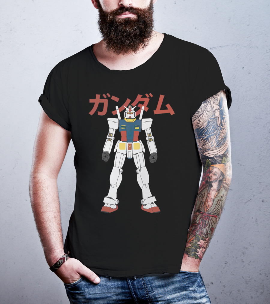 Gundam RX 782 Iconic Mecha T-Shirt
