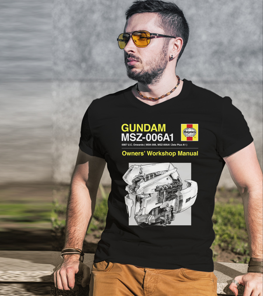 Gundam MSZ-006A1 Zeta Plus Owners' Workshop Manual Haynes 0087 U.C. Onwards T-Shirt