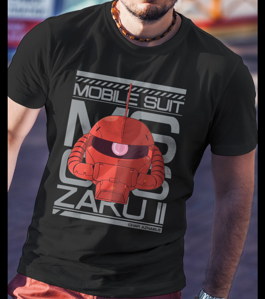 Mobile Suit MS 06S Zaku II Char Aznable T-Shirt