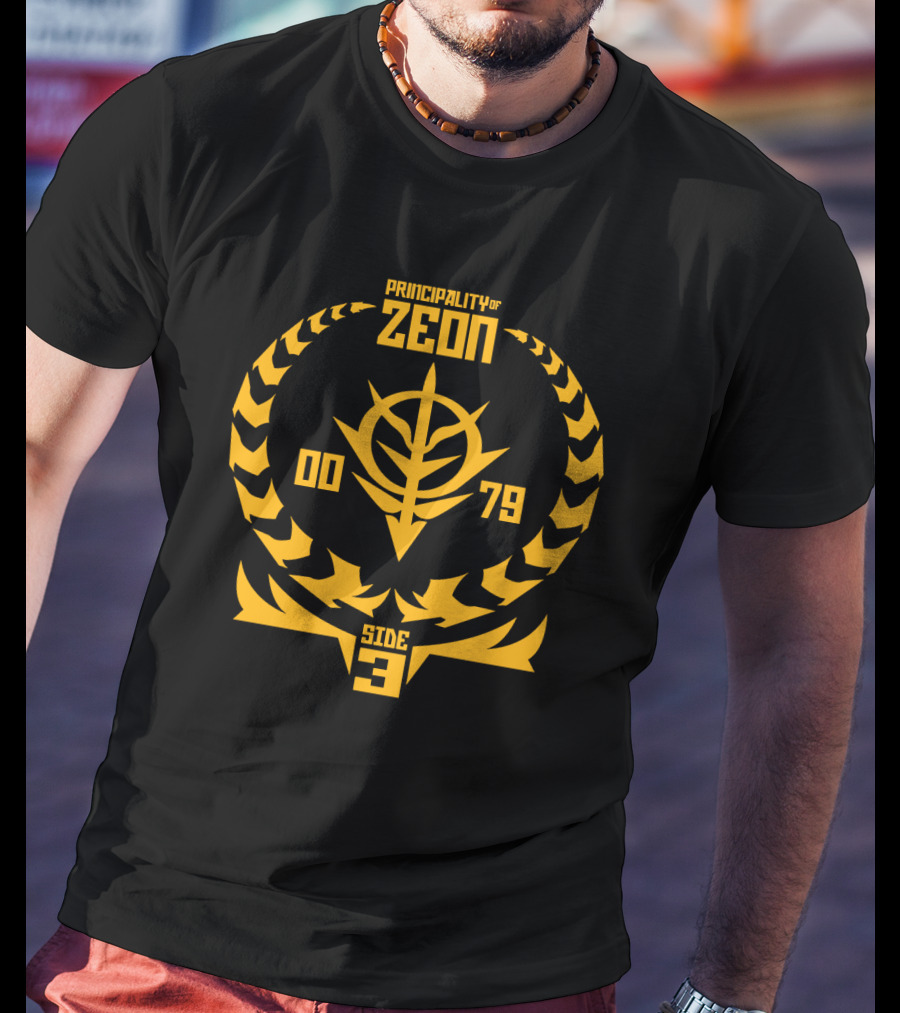 Principality Of Zeon 0079 Side 3 Emblem T-Shirt