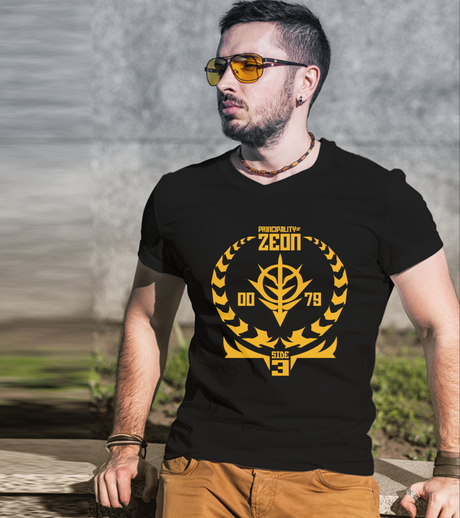 Principality Of Zeon 0079 Side 3 Emblem T-Shirt