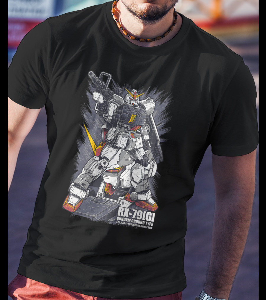 RX-79[G] Gundam Ground Type U.N.T. First Production Mobile Suit T-Shirt