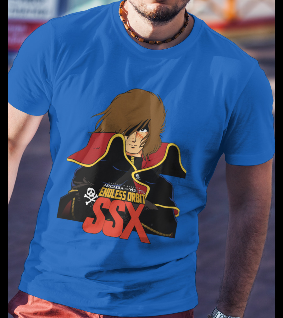 Captain Harlock Arcadia Of My Youth Endless Orbit SSX T-Shirt