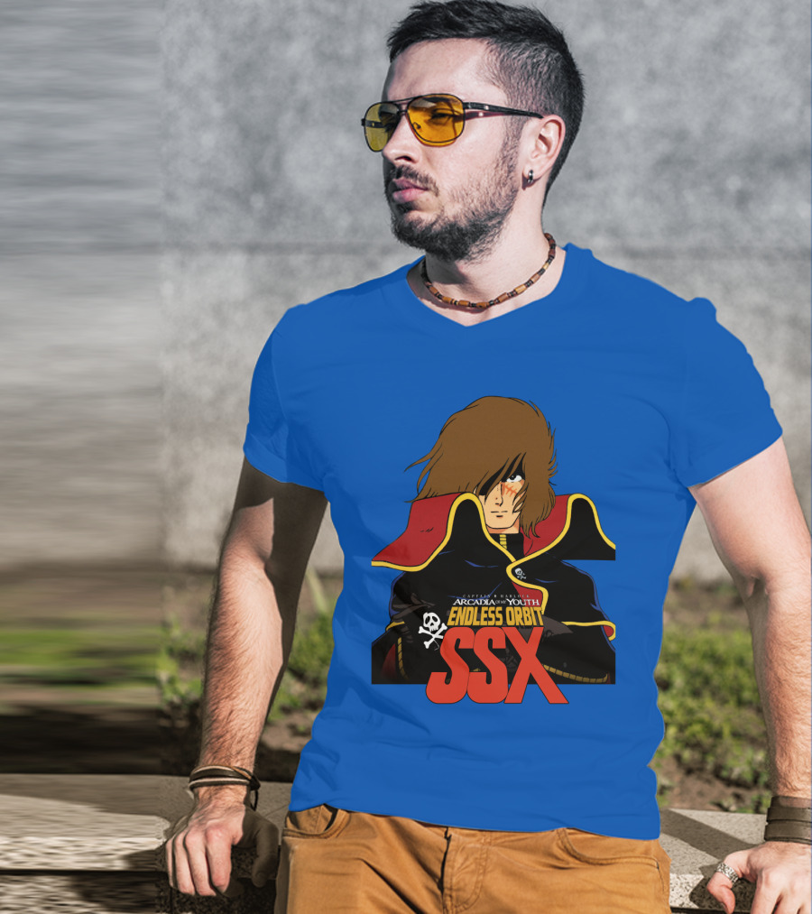 Captain Harlock Arcadia Of My Youth Endless Orbit SSX T-Shirt