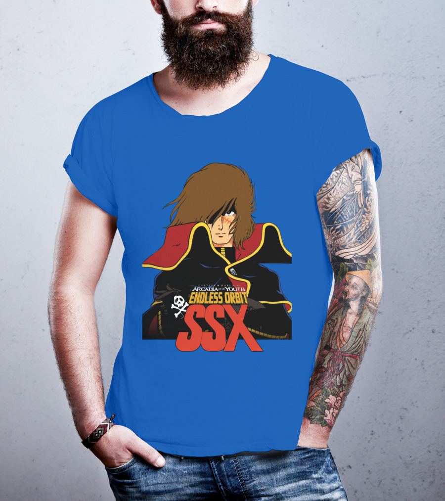 Captain Harlock Arcadia Of My Youth Endless Orbit SSX T-Shirt