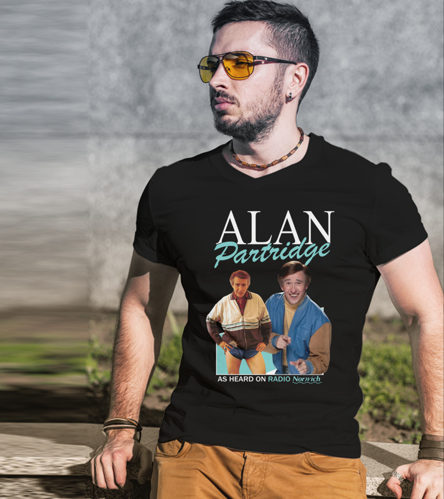 ALAN Partridge As Heard On RADIO Norwich T-Shirt