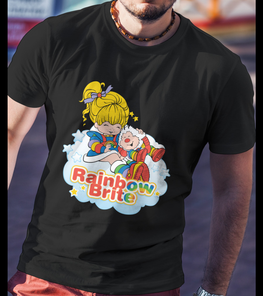 Rainbow Brite And Twink Smiling Happiness Cloud Adventure T-Shirt
