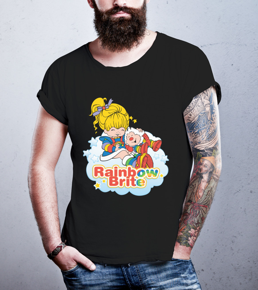 Rainbow Brite And Twink Smiling Happiness Cloud Adventure T-Shirt