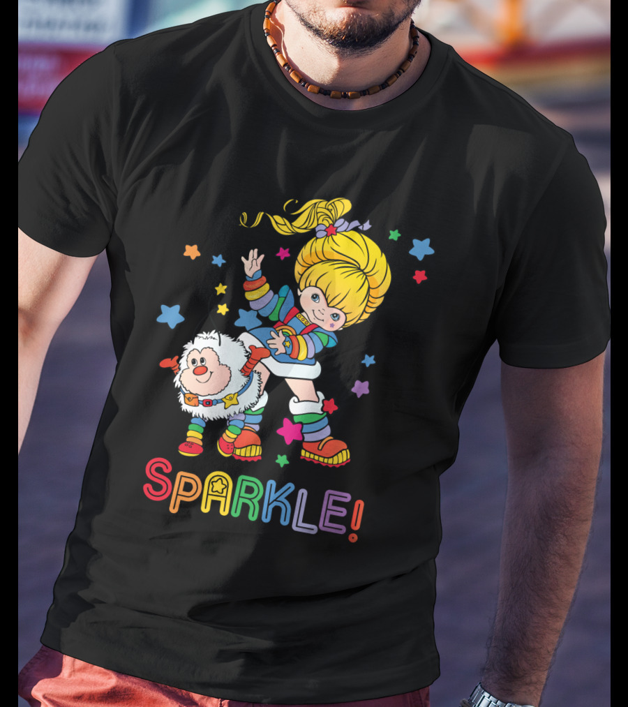Rainbow Brite Sparkle Colorful Adventure With Twinkling Stars T-Shirt