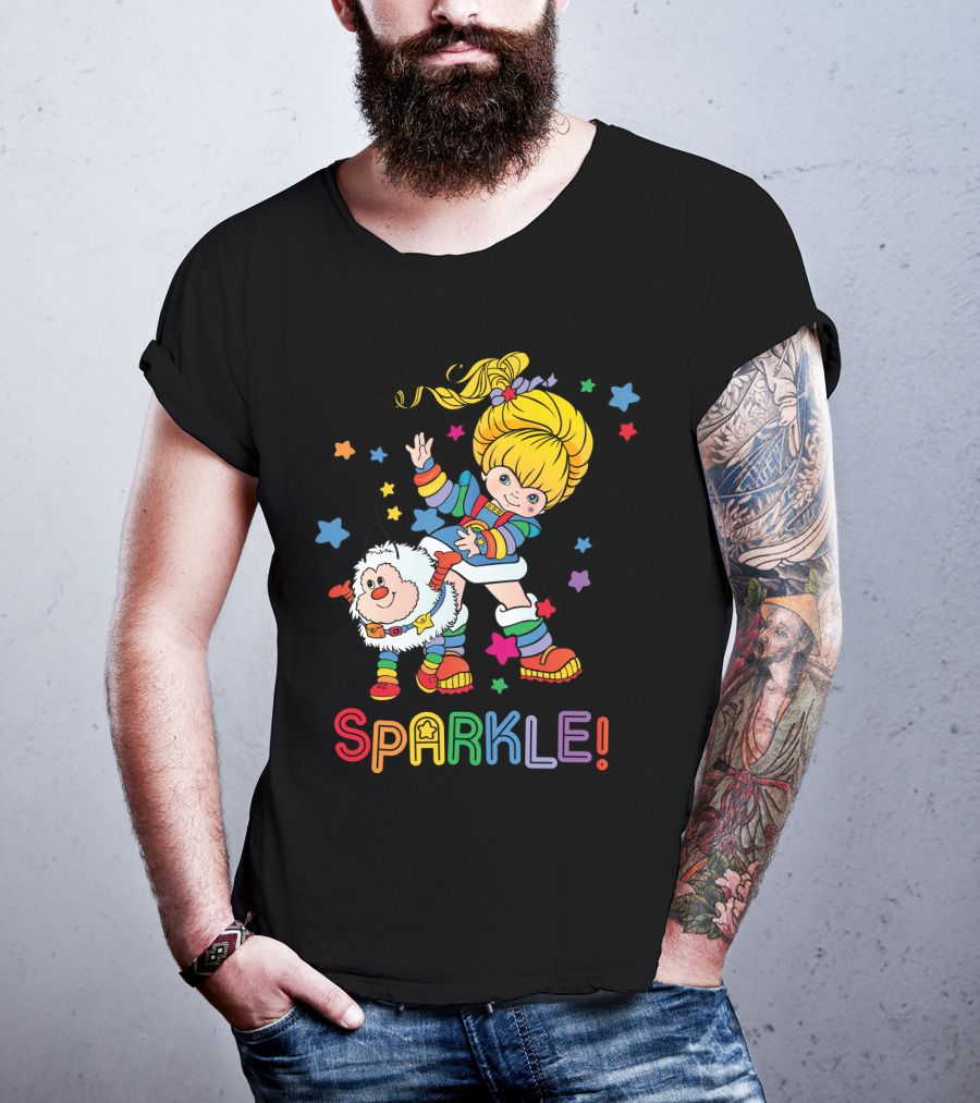 Rainbow Brite Sparkle Colorful Adventure With Twinkling Stars T-Shirt