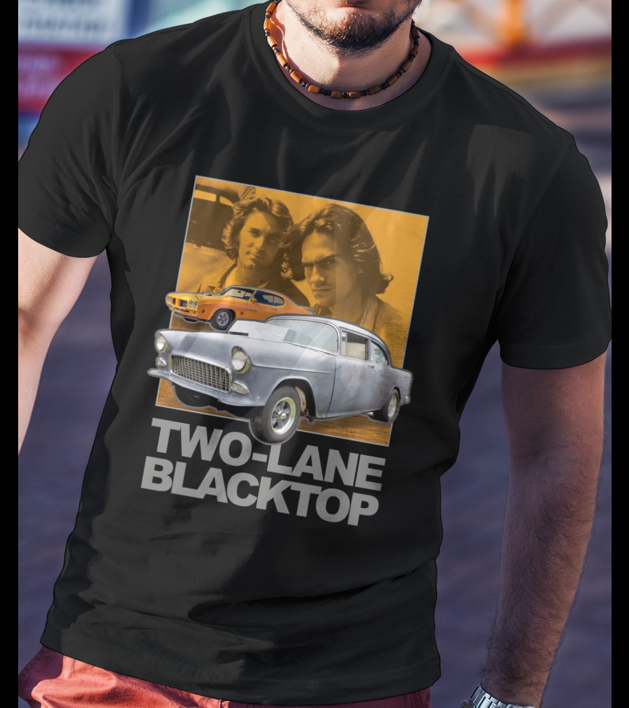 Two-Lane Blacktop Classic Cars And Characters T-Shirt
