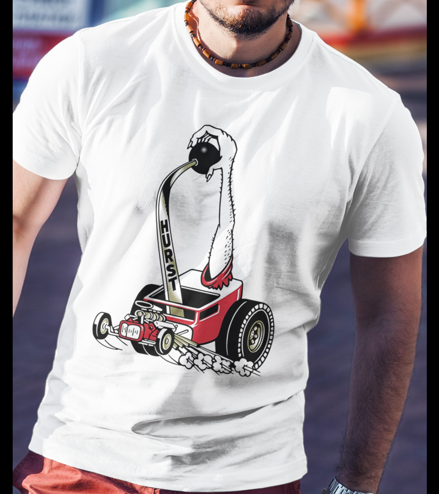 Hurst Floor Shift Monster Hot Rod Racing T-Shirt