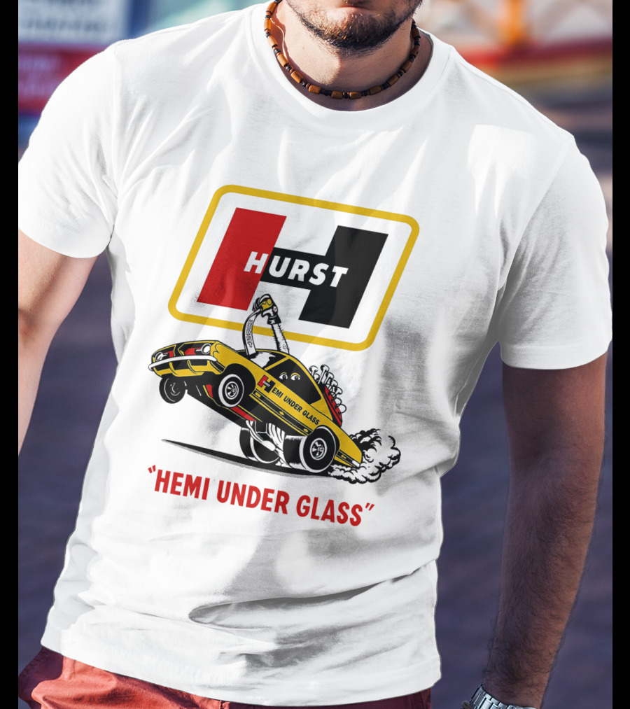 Hurst Hemi Under Glass Wheelstand T-Shirt