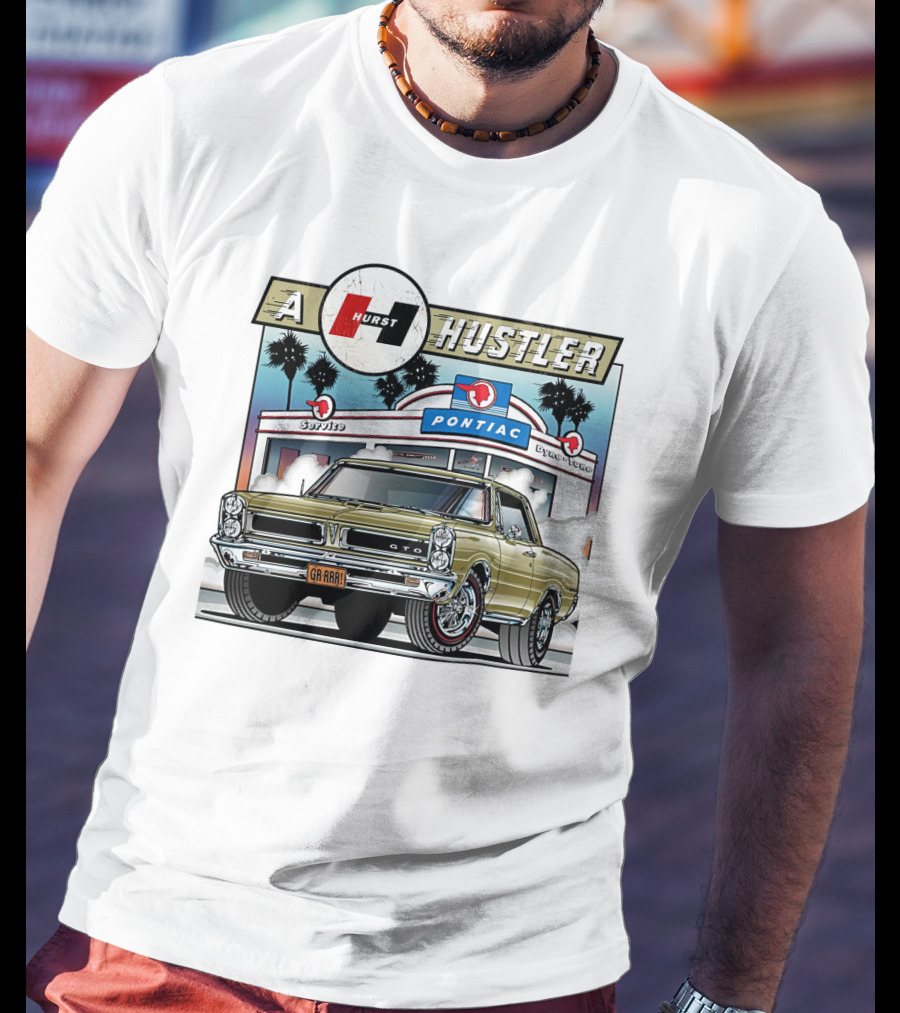 A Hurst Hustler 1965 Pontiac GTO Speeding T-Shirt