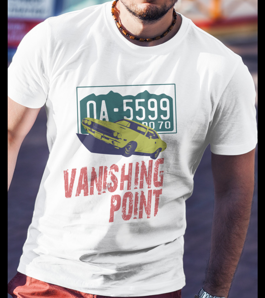 Vanishing Point OA-5599 70s Car Iconic Reference T-Shirt