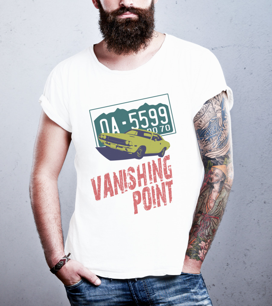 Vanishing Point OA-5599 70s Car Iconic Reference T-Shirt