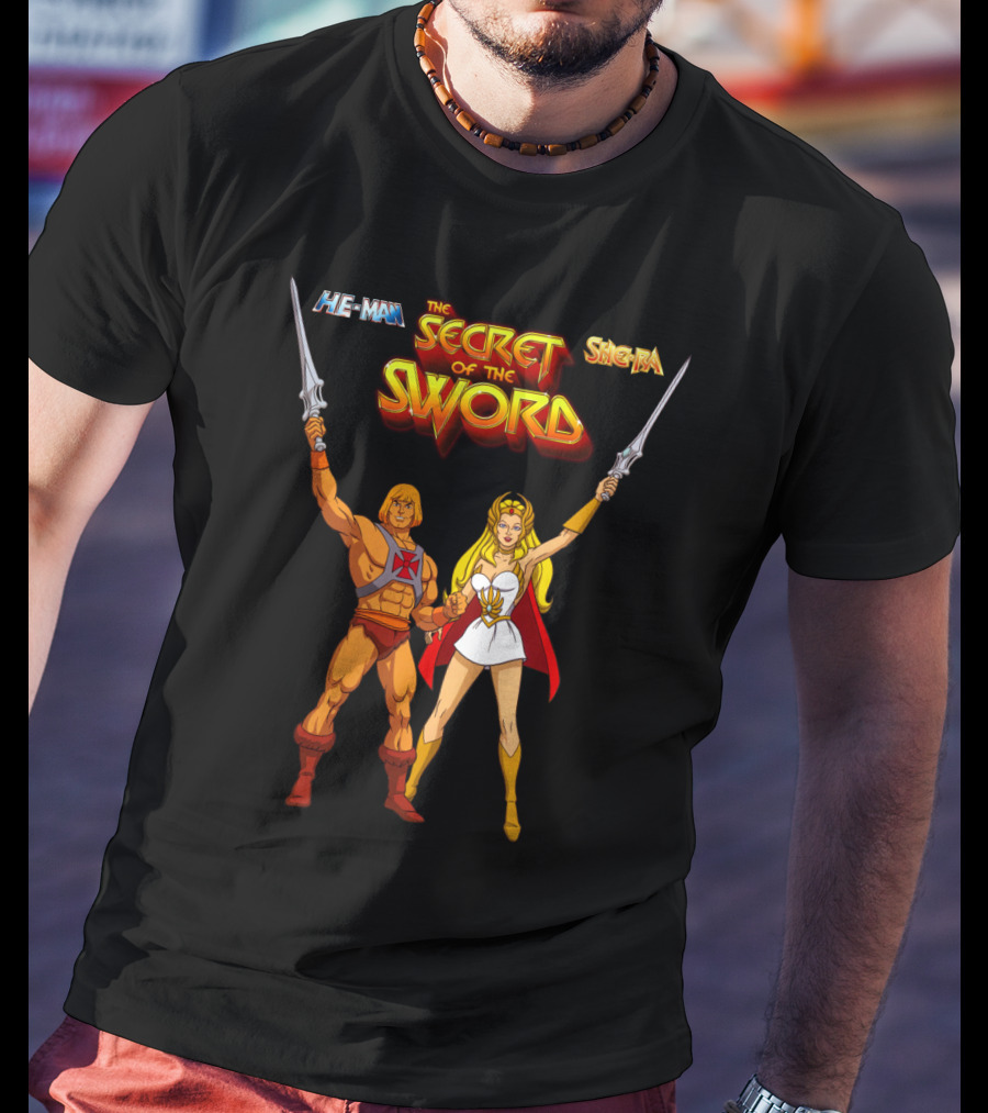 He-Man And She-Ra The Secret Of The Sword T-Shirt