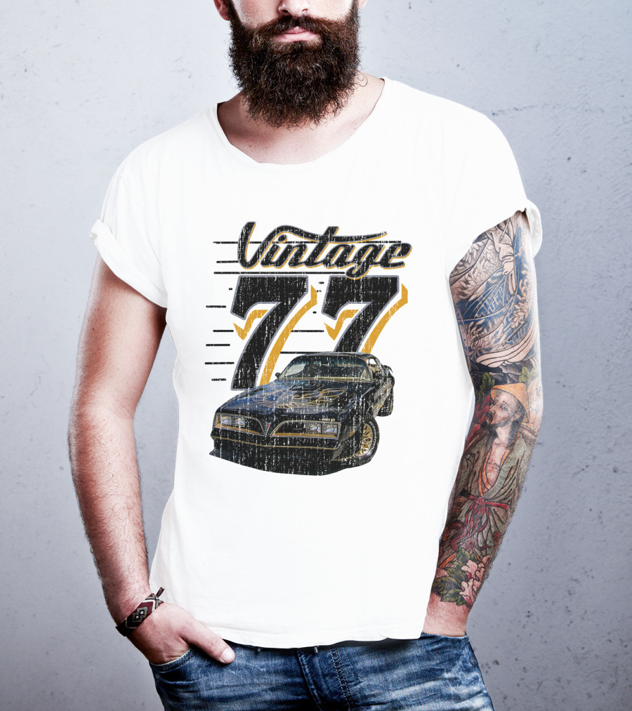 Vintage 77 Smokey And The Bandit 1977 Pontiac Trans Am T-Shirt