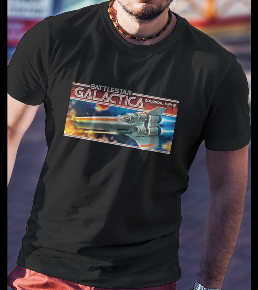 Battlestar Galactica Colonial Viper Spacecraft T-Shirt