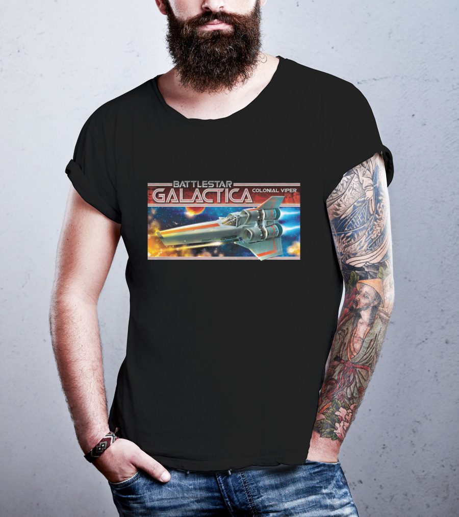 Battlestar Galactica Colonial Viper Spacecraft T-Shirt