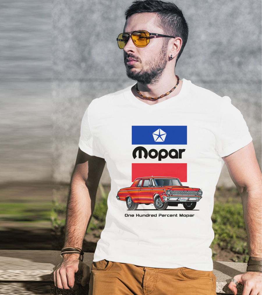 Mopar One Hundred Percent 1964 Dodge Super 440 T-Shirt