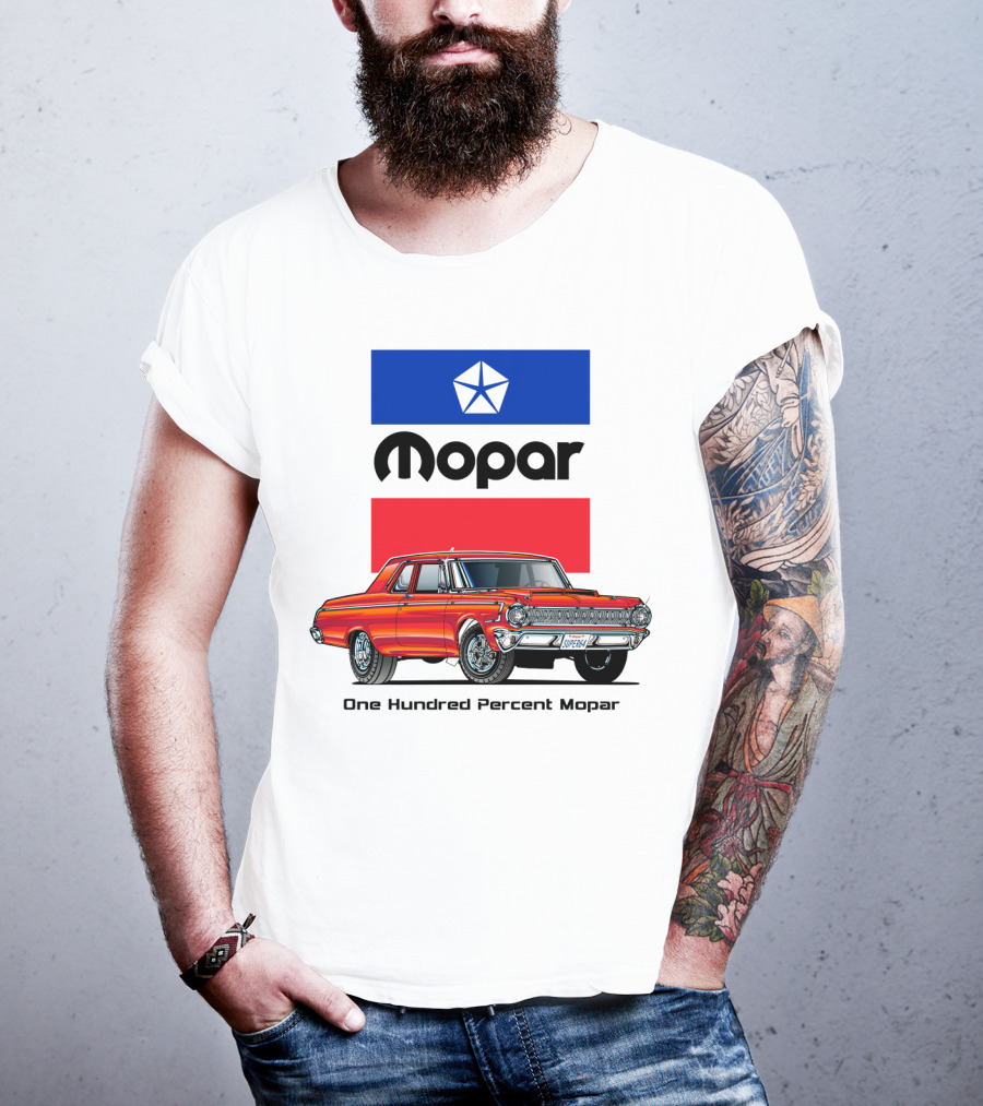 Mopar One Hundred Percent 1964 Dodge Super 440 T-Shirt