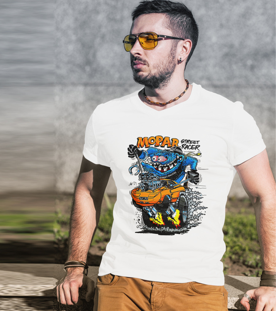 Mopar Street Racer Monster Hot Rod T-Shirt