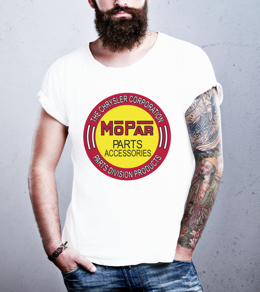 The Chrysler Corporation Mopar Parts Accessories Parts Division Products T-Shirt