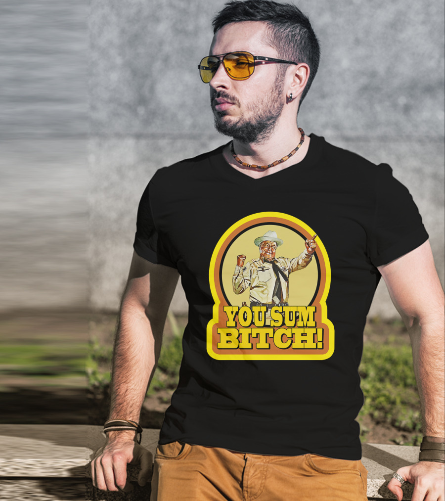Smokey And The Bandit You Sum Bitch Vintage Image T-Shirt