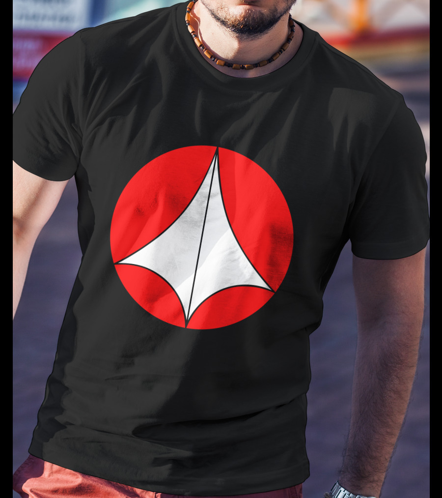 Robotech Symbol Red And White Circle Emblem T-Shirt