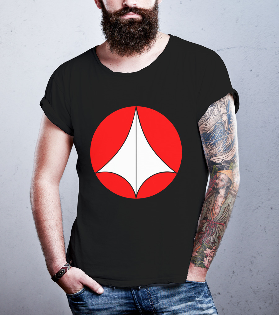 Robotech Symbol Red And White Circle Emblem T-Shirt