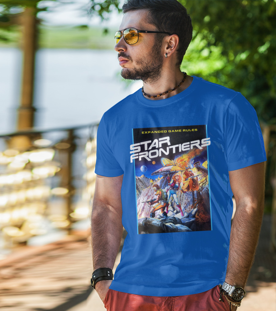Star Frontiers Expanded Game Rules Retro Sci-Fi Adventure T-Shirt