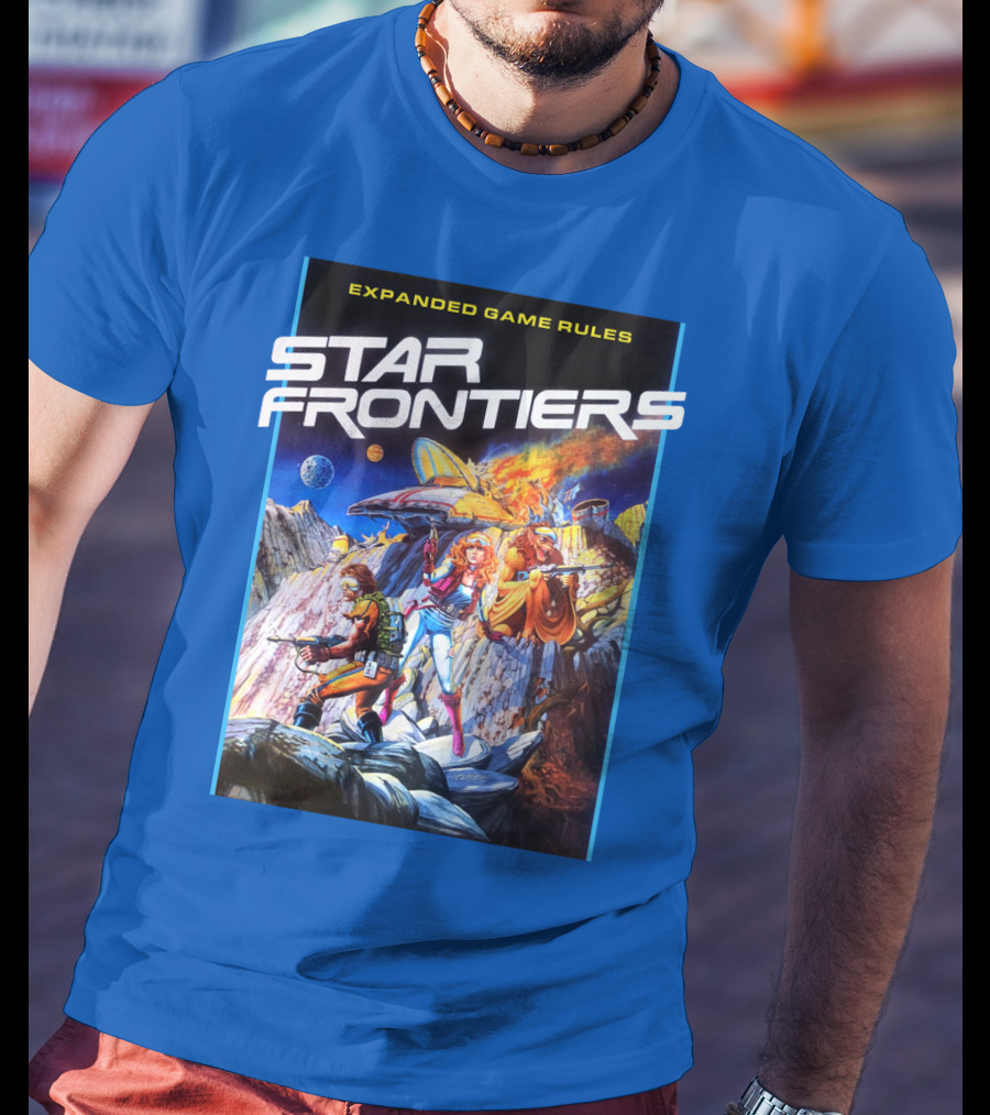 Star Frontiers Expanded Game Rules Retro Sci-Fi Adventure T-Shirt
