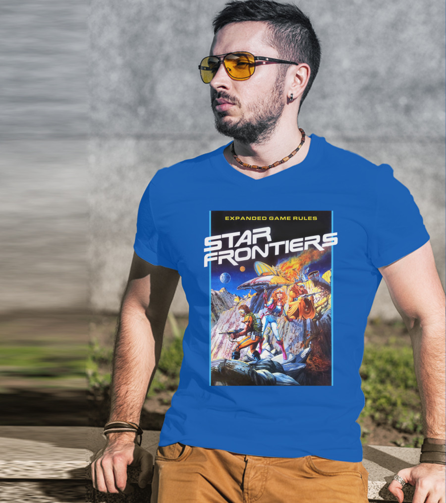 Star Frontiers Expanded Game Rules Retro Sci-Fi Adventure T-Shirt