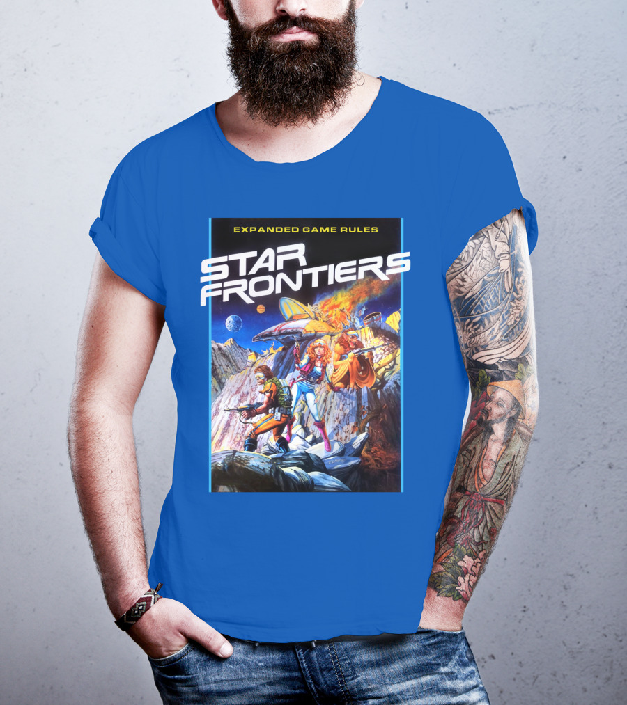 Star Frontiers Expanded Game Rules Retro Sci-Fi Adventure T-Shirt