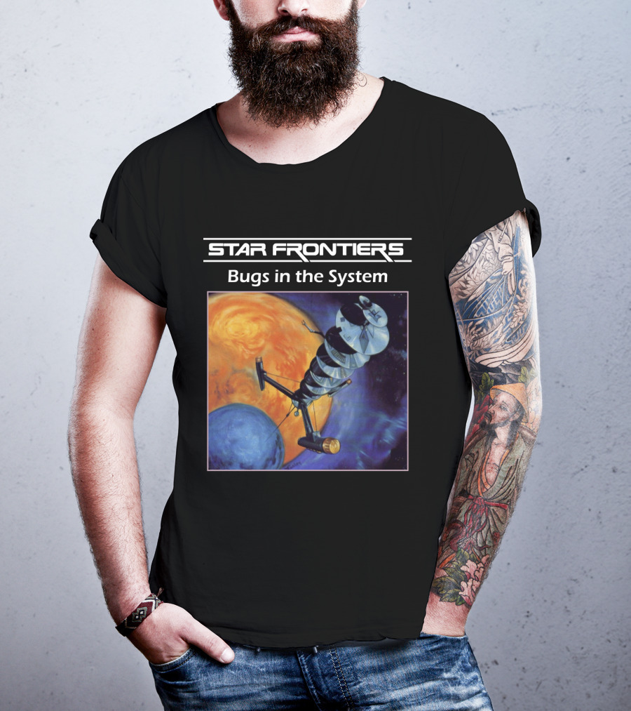 Star Frontiers Bugs In The System Space Satellite Planets T-Shirt